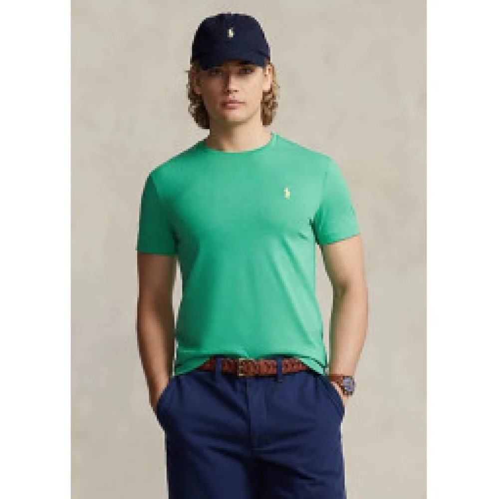 Ralph Lauren Klassiek Groen T-shirt Green Heren