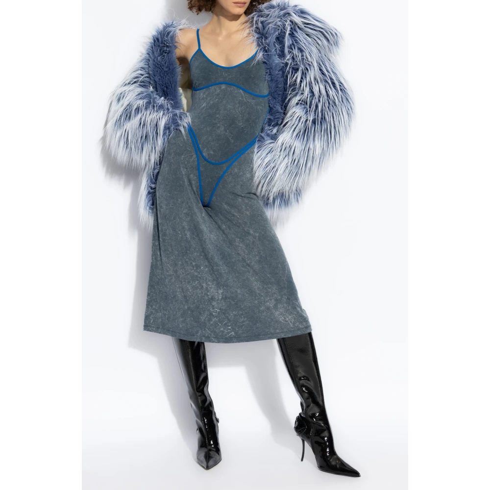 Diesel Jurk D-Wow Blue Dames