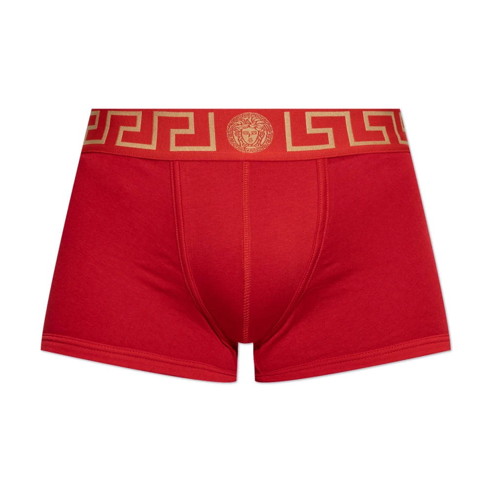 Versace Herr Röd Underkläder S, Bomull, Bomullsboxershorts