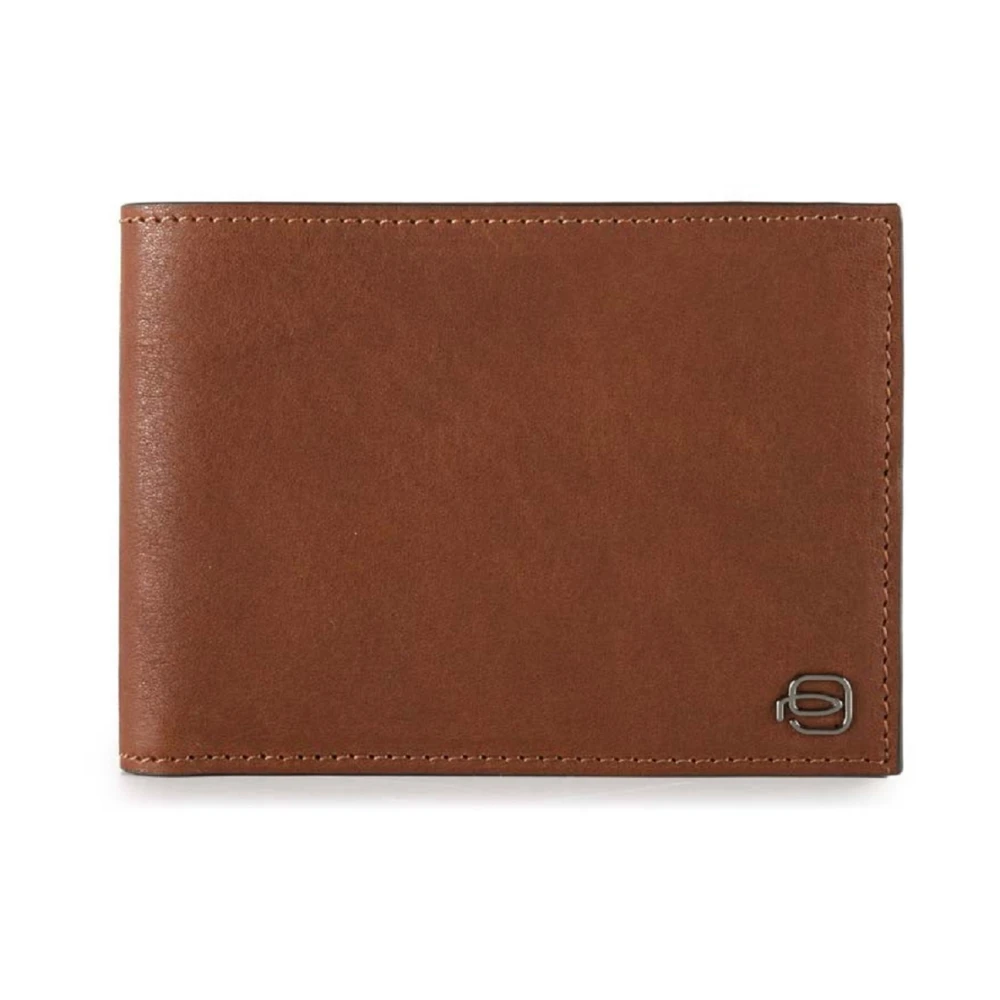 Piquadro Men's Brown Wallet With Coin Pocket