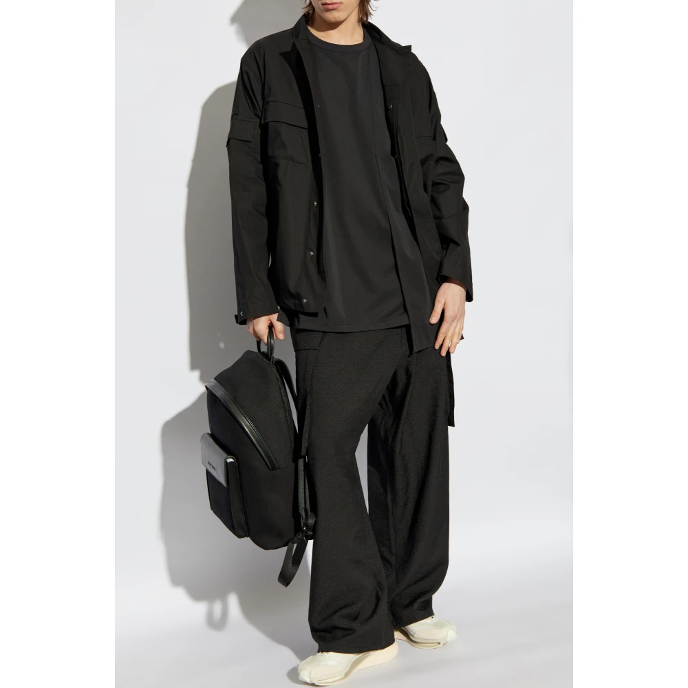 Y-3 T-shirt met zak Black Heren