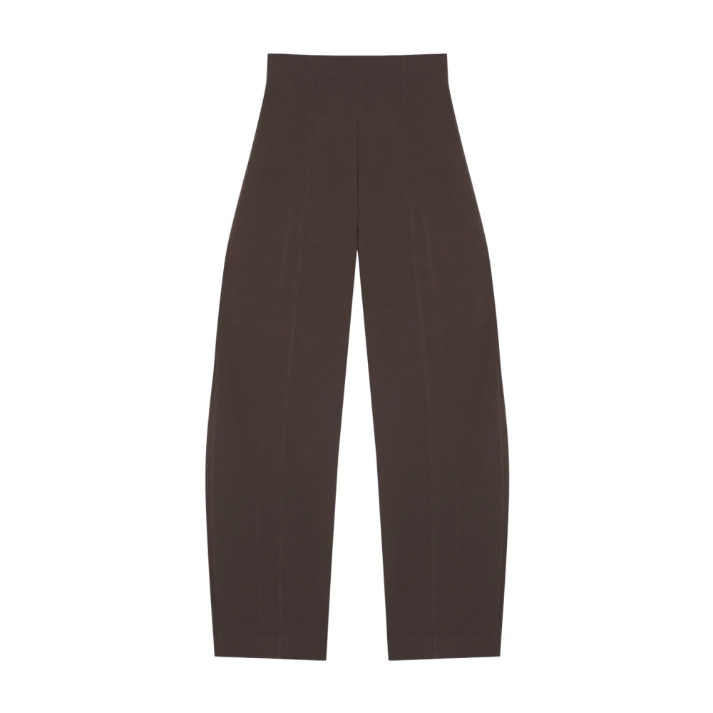 Cortana Bawa hoog getailleerde bruine broek Brown Dames