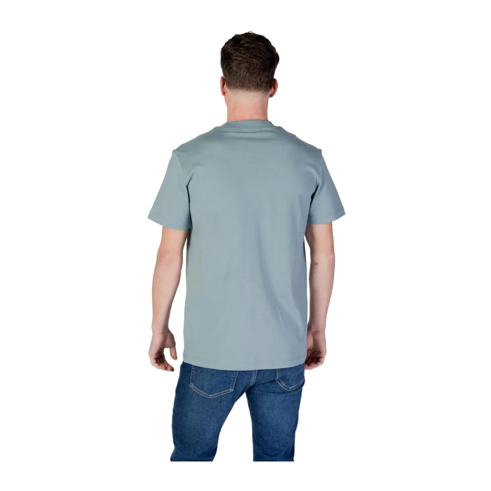 Calvin Klein Jeans Groen Katoenen T-shirt voor Mannen Green Heren