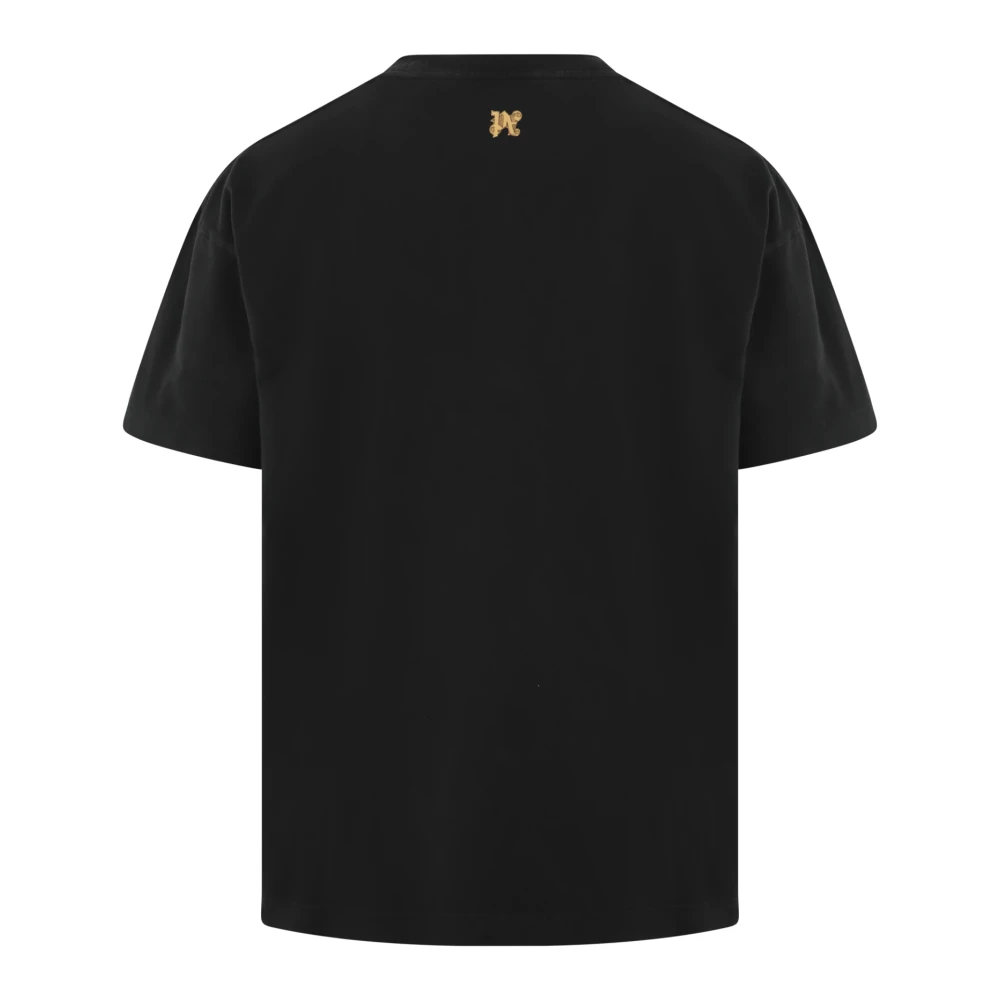 Palm Angels Heren Foggy T-Shirt Zwart Black Heren