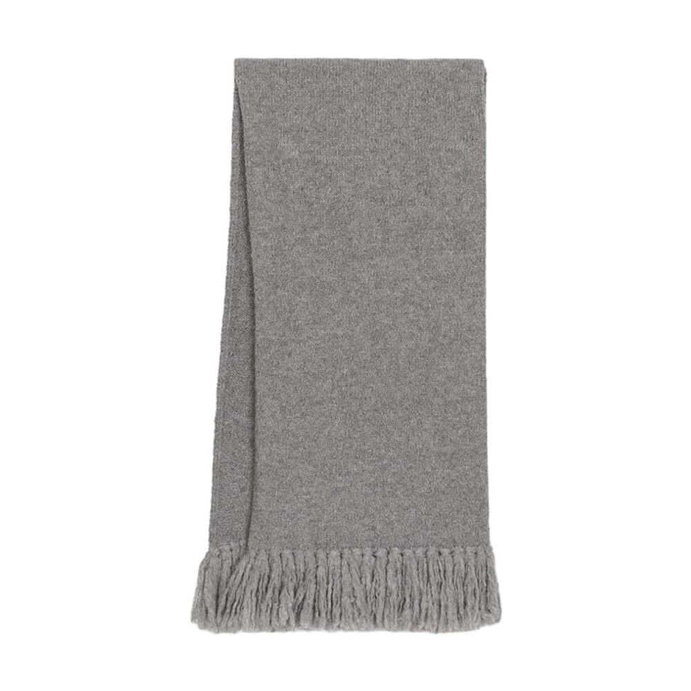 Dolce & Gabbana Luxe Italiaanse Sjaal Collectie Gray Heren