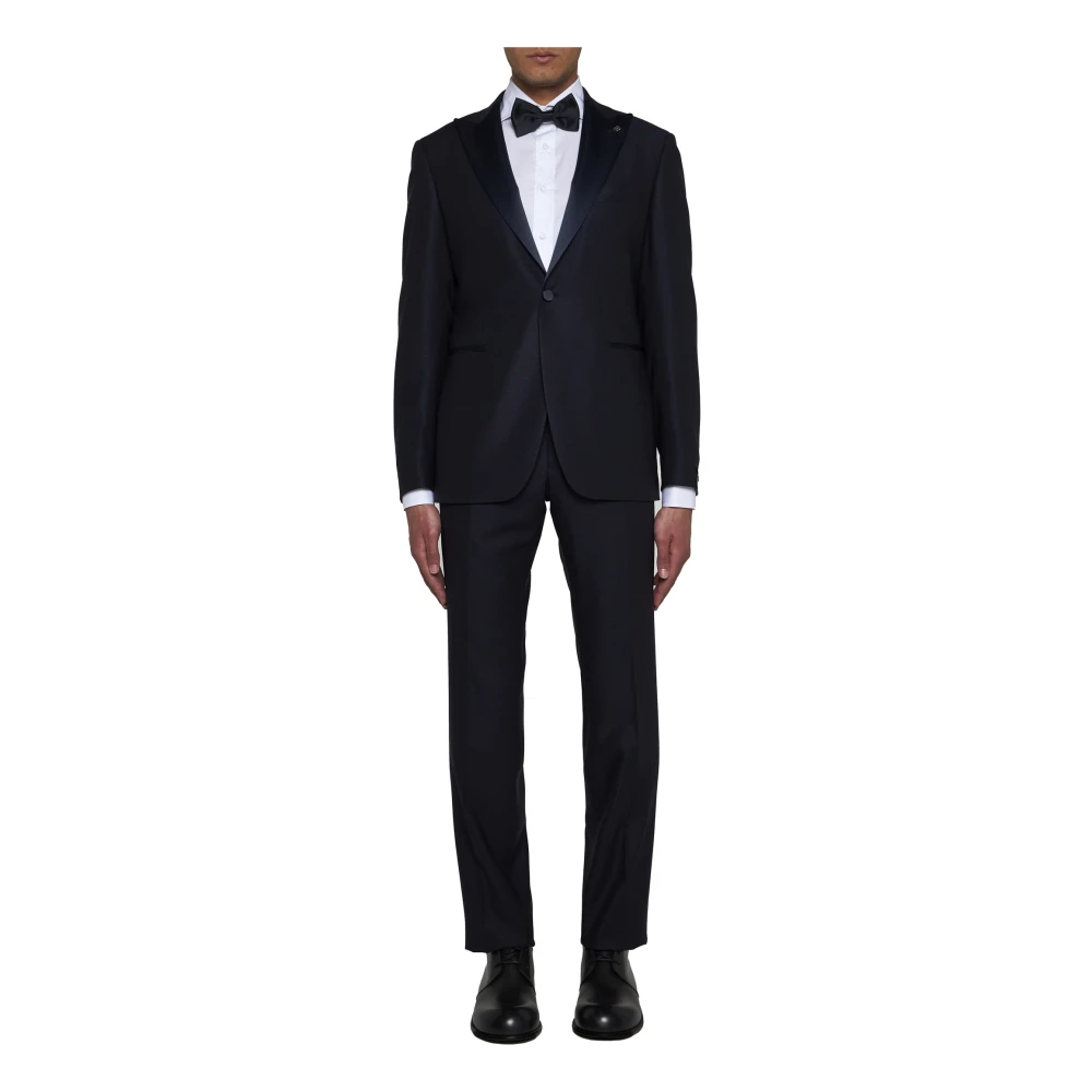 Tagliatore Blauwe Jurk Collectie Blue Heren
