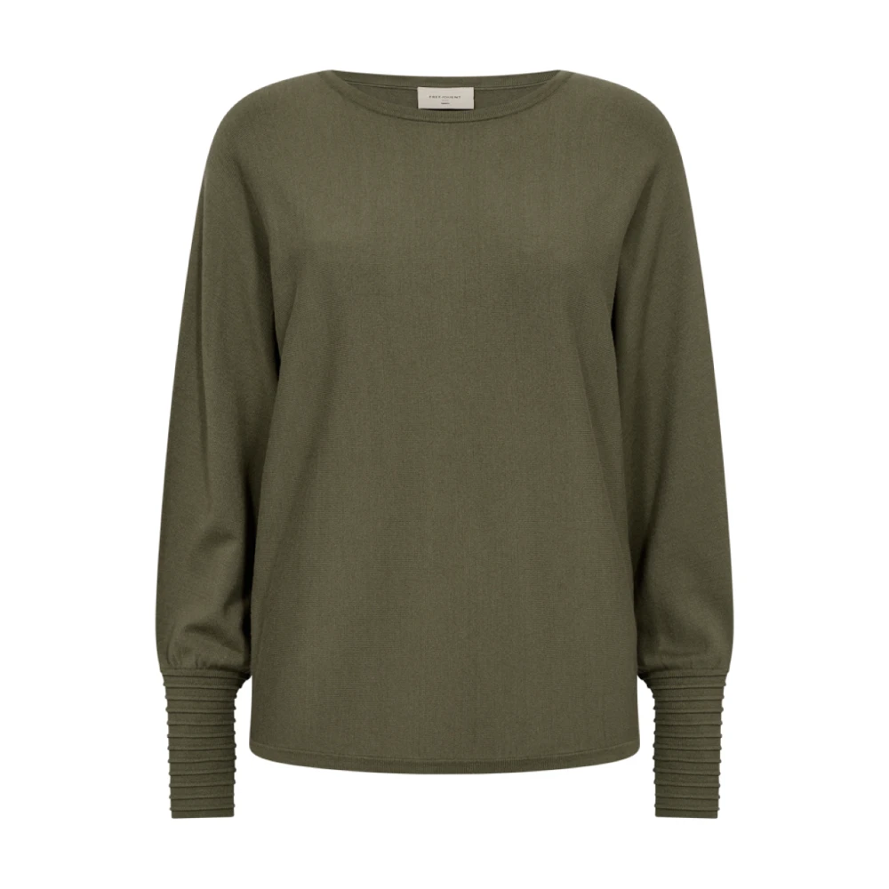 Freequent Flow Groene Pullover Green Dames