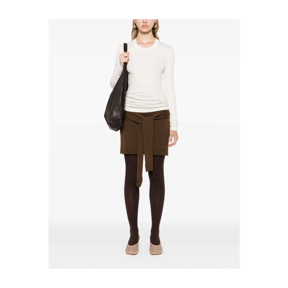 Lemaire Witte Sweatshirt Elegantie White Dames