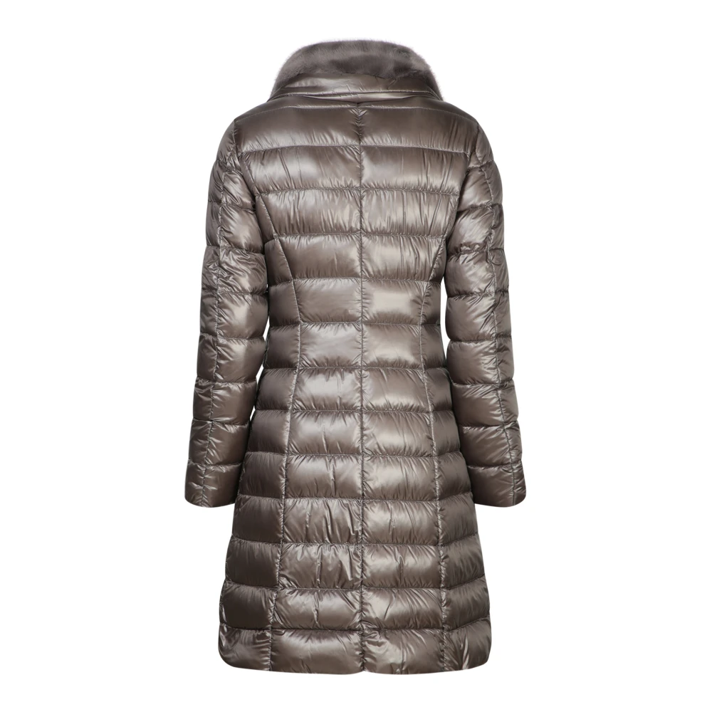 Herno Grijze Jas Gray Dames