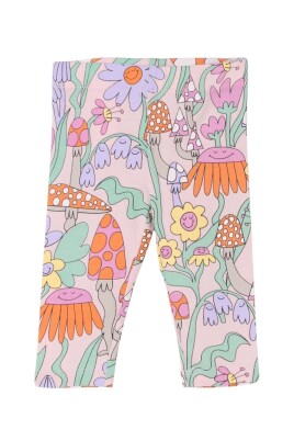 flower-mushroom-print-kids-leggings