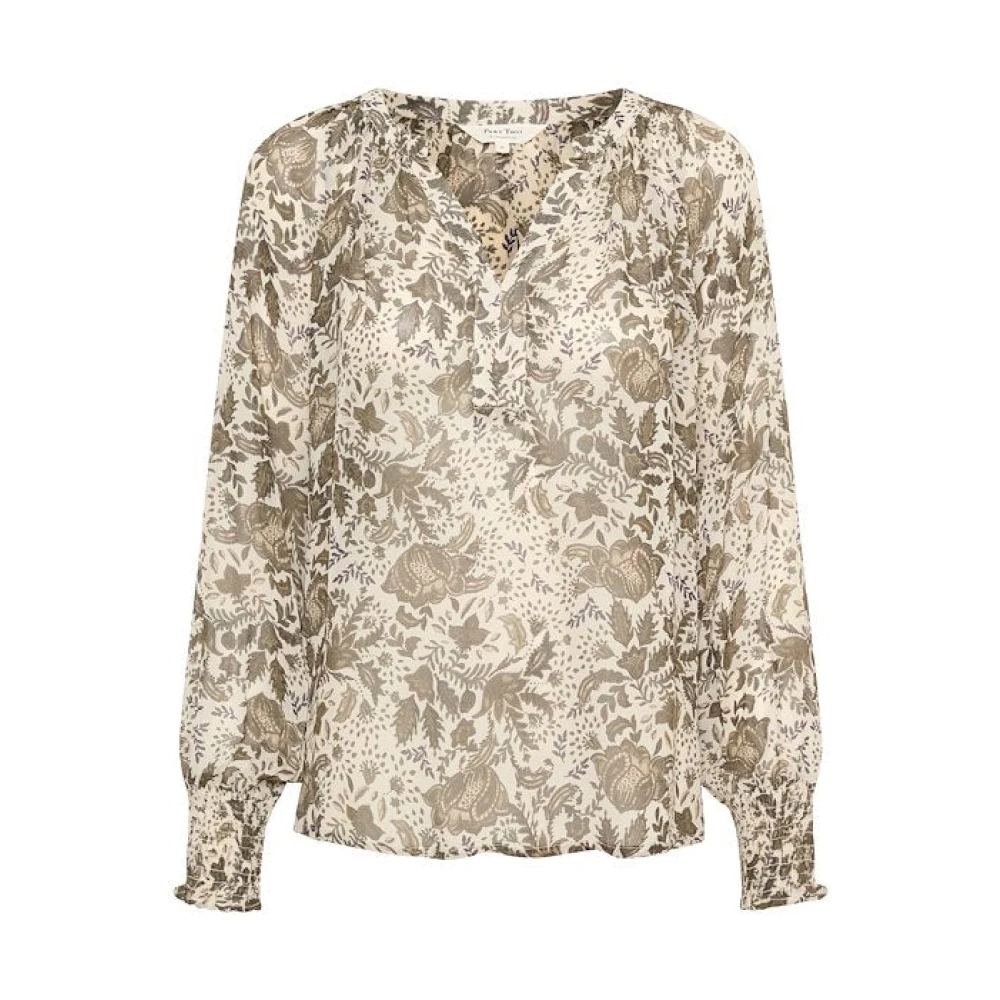 Part Two Bloemenprint Blouse Green Dames