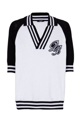 polo-en-maille-college-baseball-pb-signature