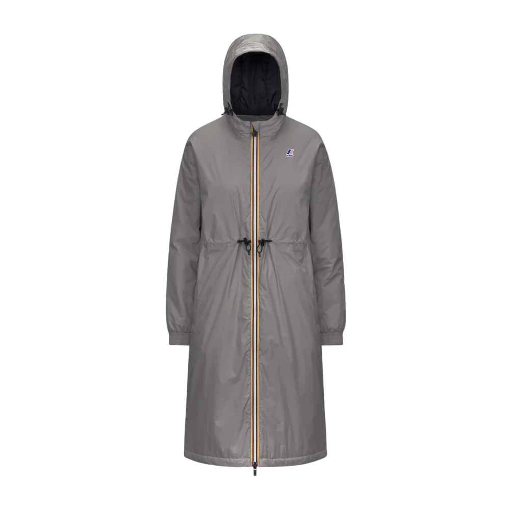 K-Way Donna Grigio Cappotti, M, New,