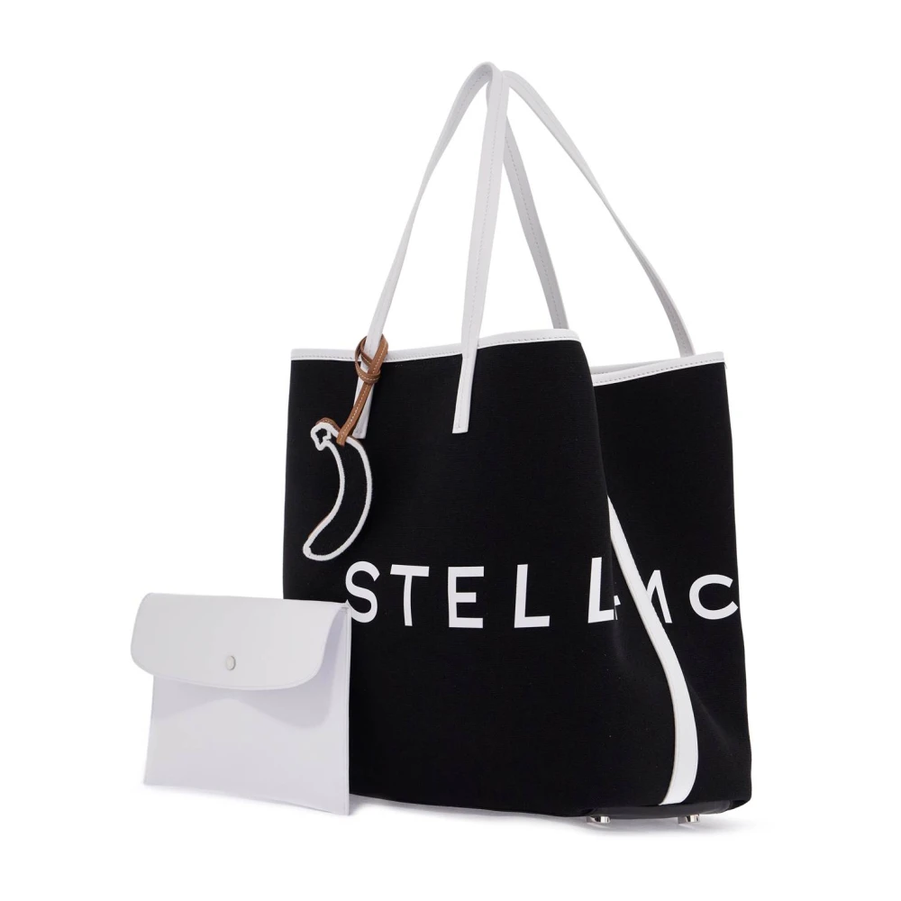 Stella Mccartney Bananatex Tote Tas Black Dames