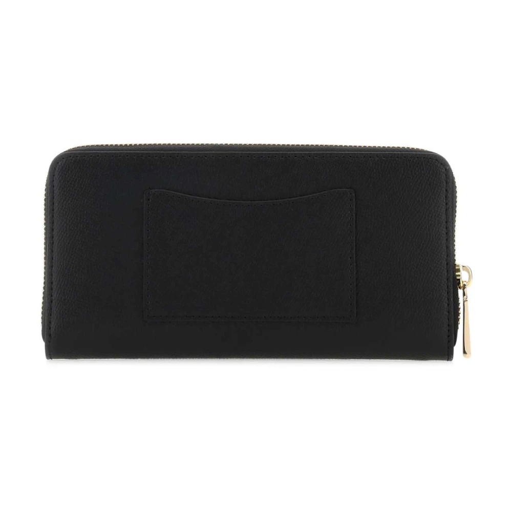 Michael Kors Klassieke Zwarte Leren Portemonnee Black Dames