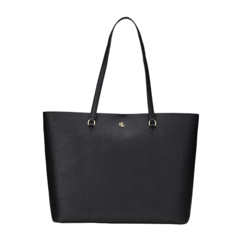 Leren Shopping Tas met Metalen Logo Ralph Lauren Dames Miinto.be