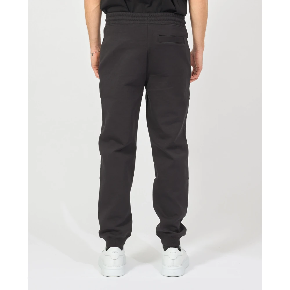 Hugo Boss Zwarte casual broek met elastiek Black Heren