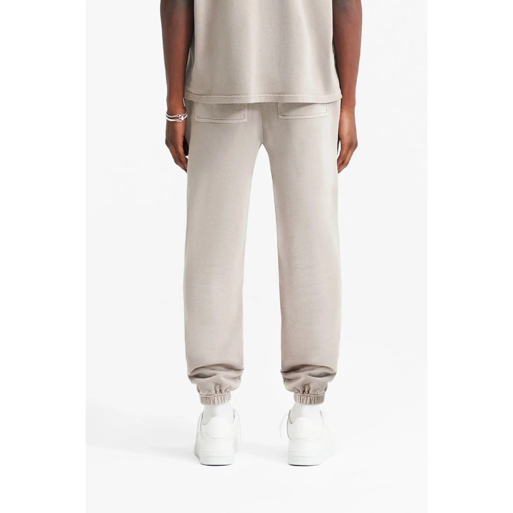 Represent Katoenen joggingbroek met elastische tailleband Beige Heren