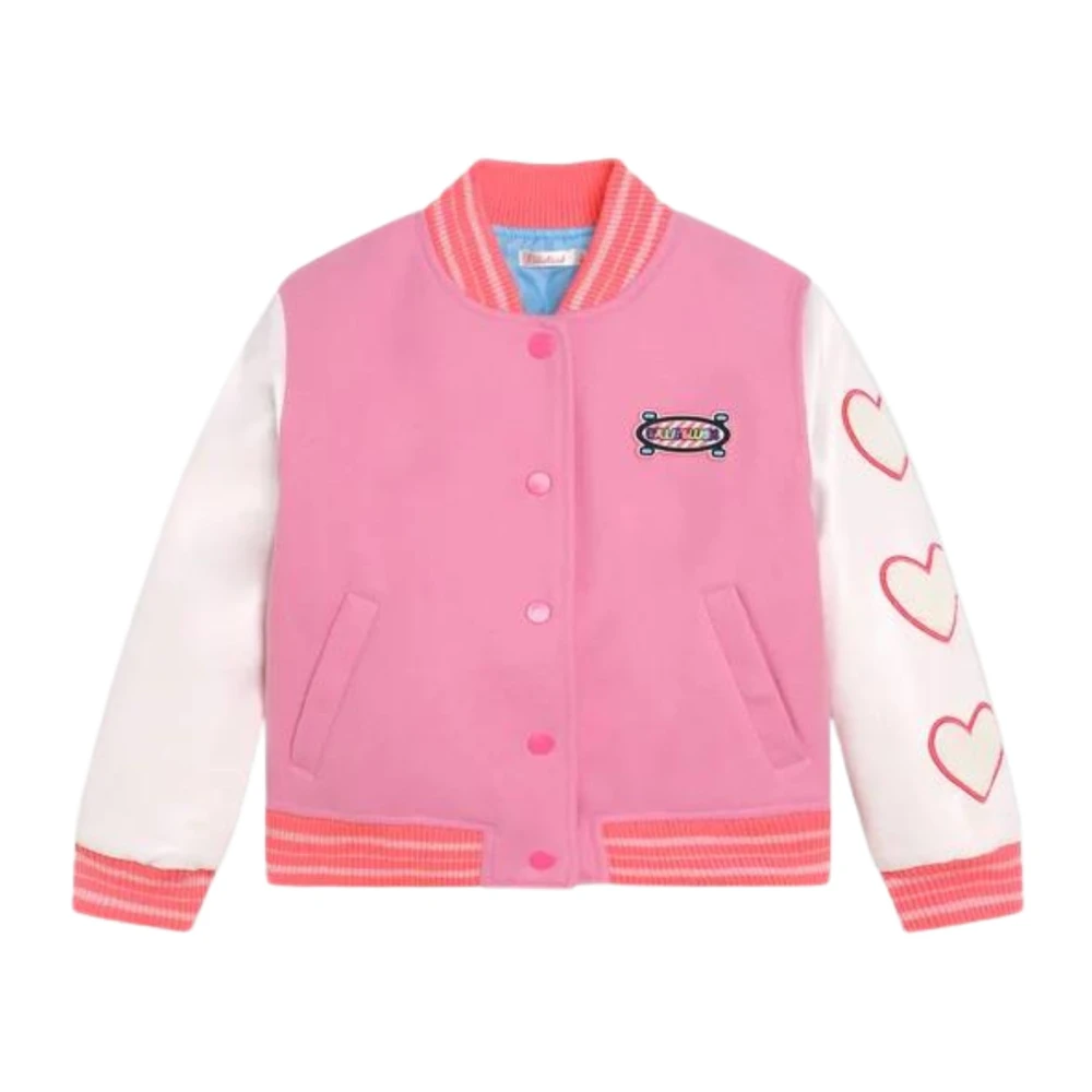 Billieblush Rosa Letterman Stil Kappa Pink, Flicka