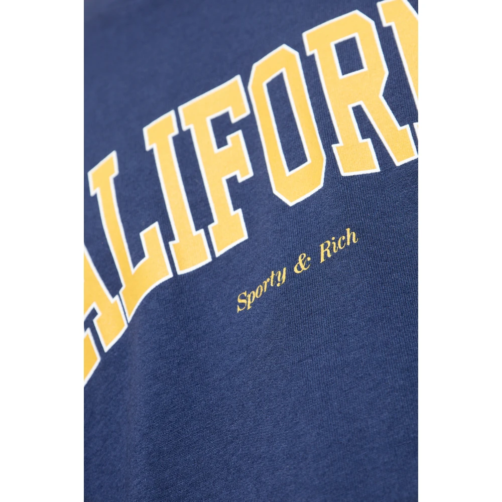 Sporty & Rich T-shirt uit de Californië collectie Blue Heren
