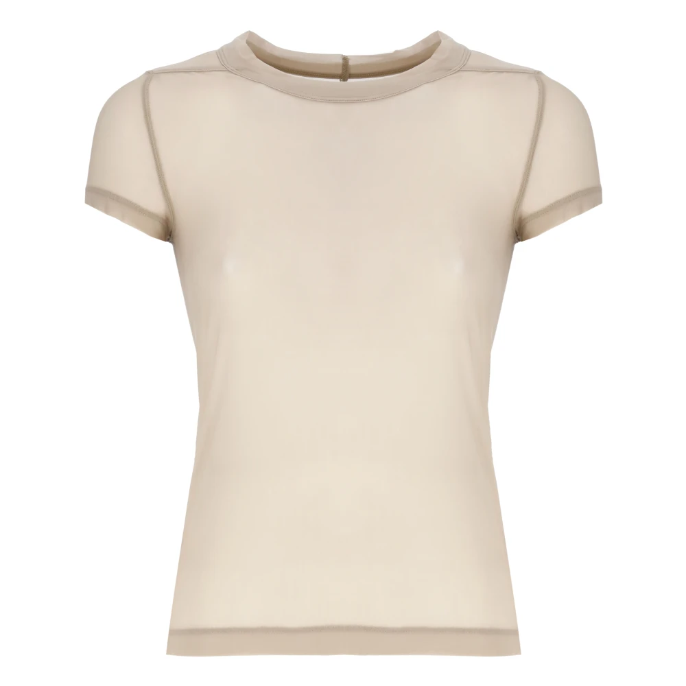 Rick Owens T-shirt met ronde hals Pink Dames