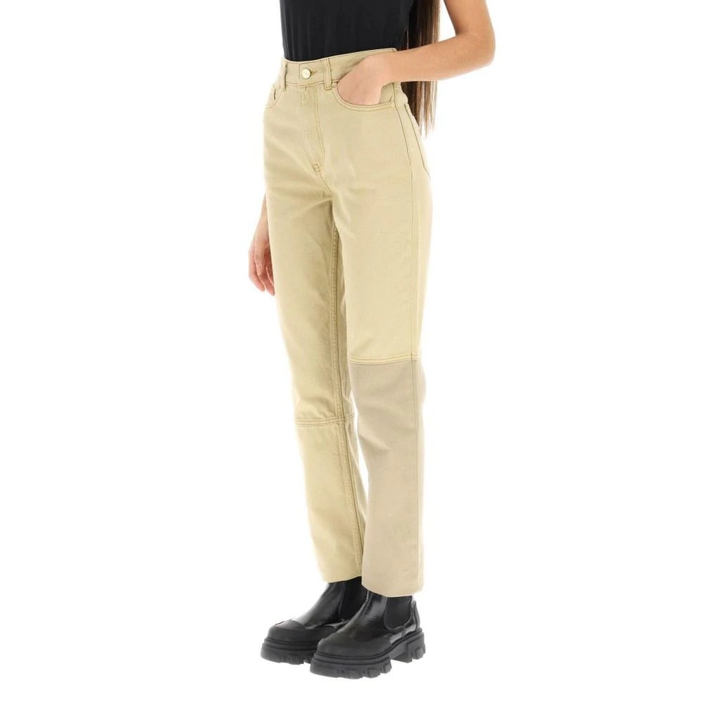 Ganni Bruine Jeans & Broek Brown Dames