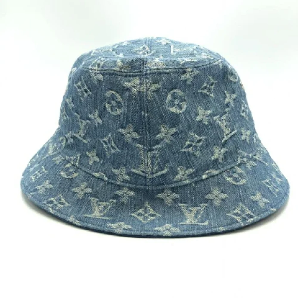 Louis Vuitton Vintage Pre-owned Fabric hats Blue Dames