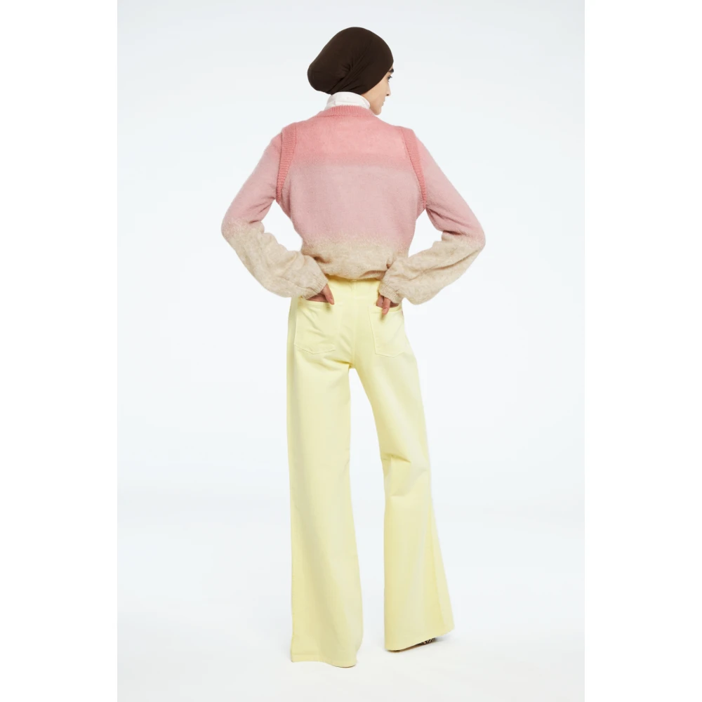 Fabienne Chapot Multicolor pullover met gradient Pink Dames