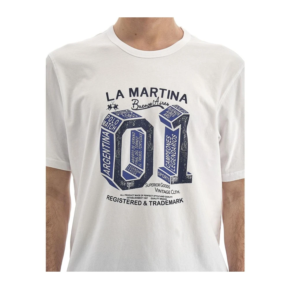 LA MARTINA T-Shirts White Heren