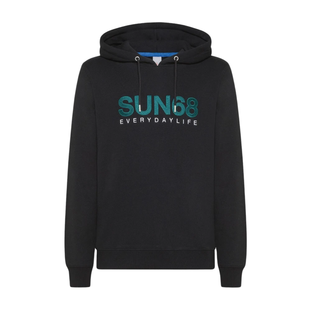 Sun68 Stijlvolle Sweater Black Heren