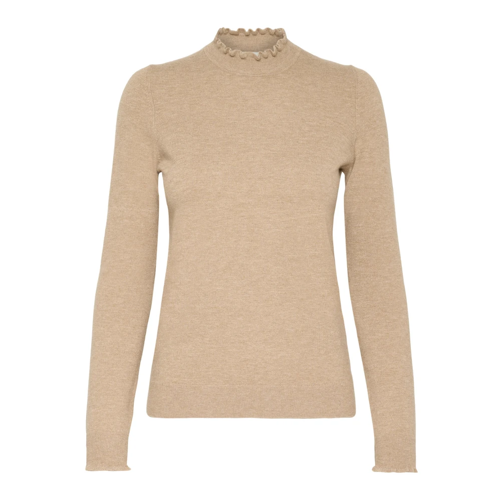 InWear Hoge Hals Pullover Trui Ginger Root Beige Dames