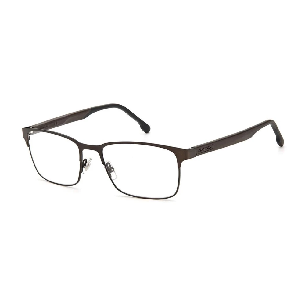 Carrera Matte Brown Stainless Steel Bril Brown Heren