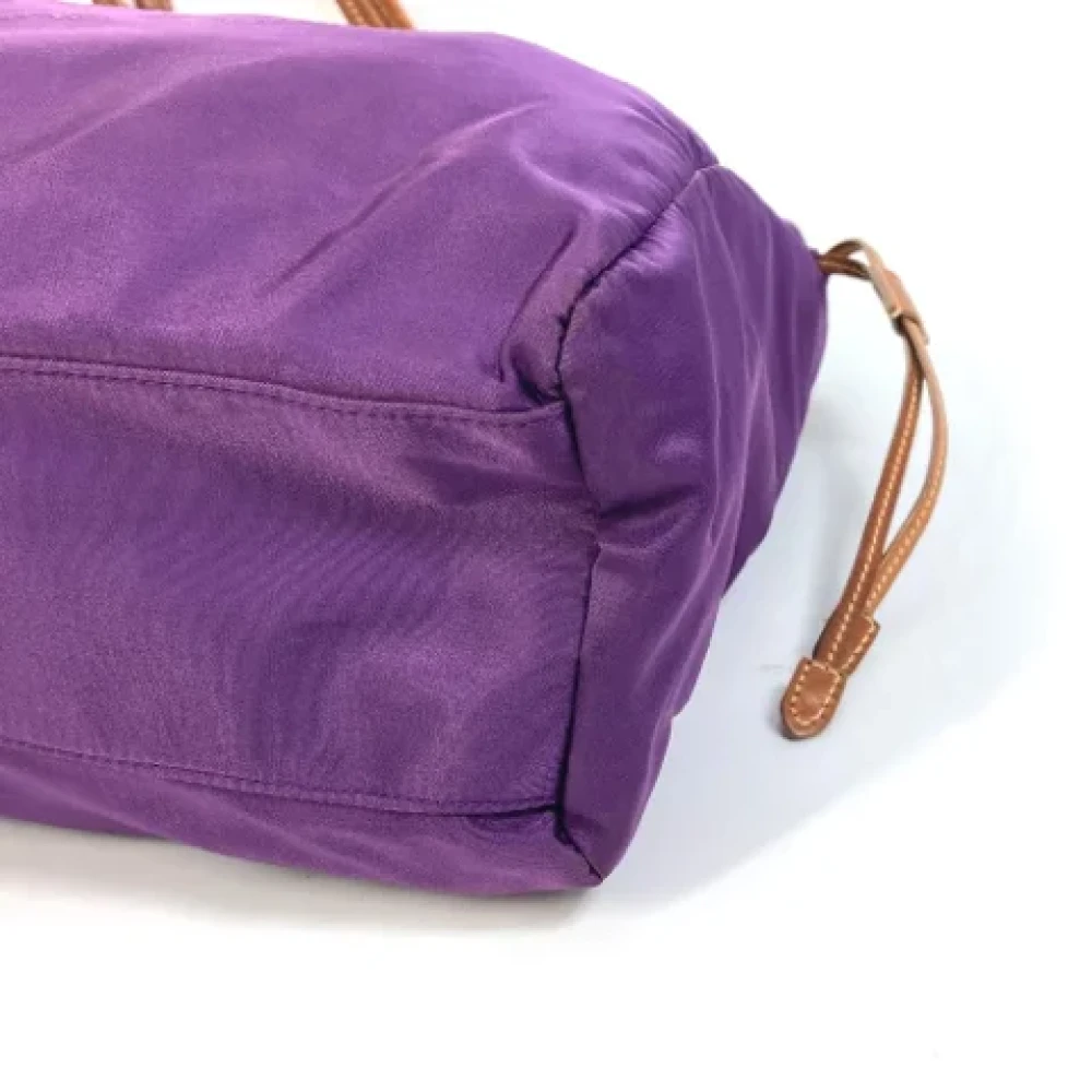 Prada Vintage Pre-owned Fabric prada-bags Purple Dames