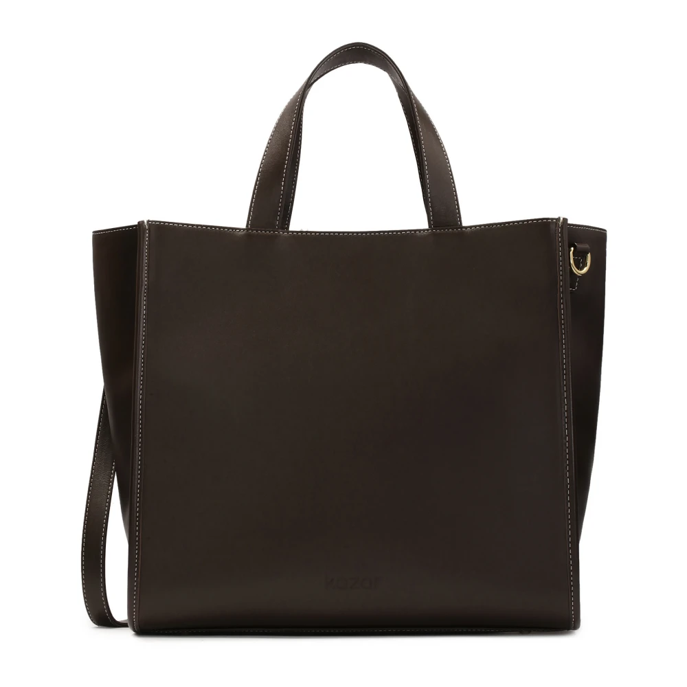 Kazar Bruine minimalistische handtas Brown Dames