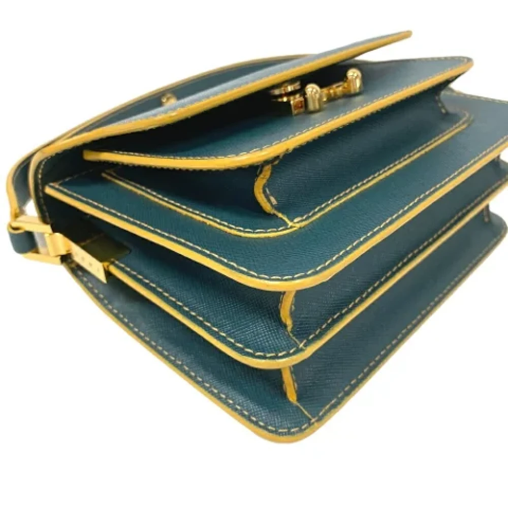 Marni Pre-owned Leather shoulder-bags Green Dames