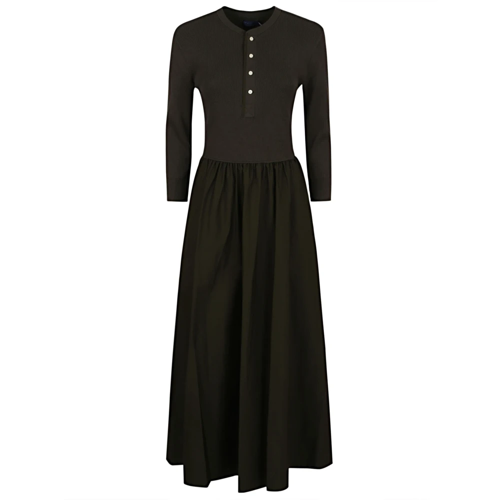 Polo Ralph Lauren Groene Jurk Verhoog Garderobe Stijl Green Dames