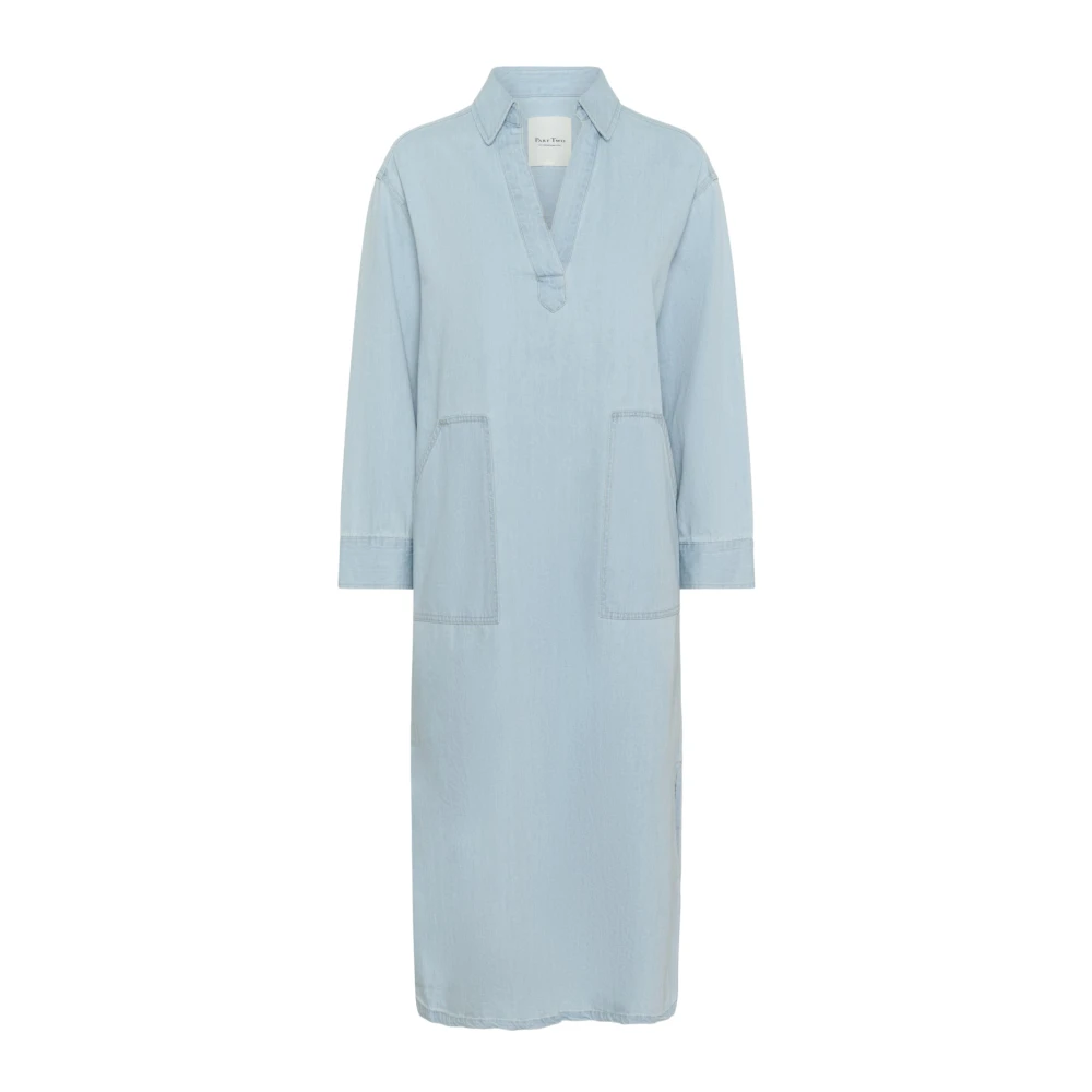 Part Two Blue Lollapw Dr Shirt Dress - Female - Shirt Dresses - 2XS - Dresses