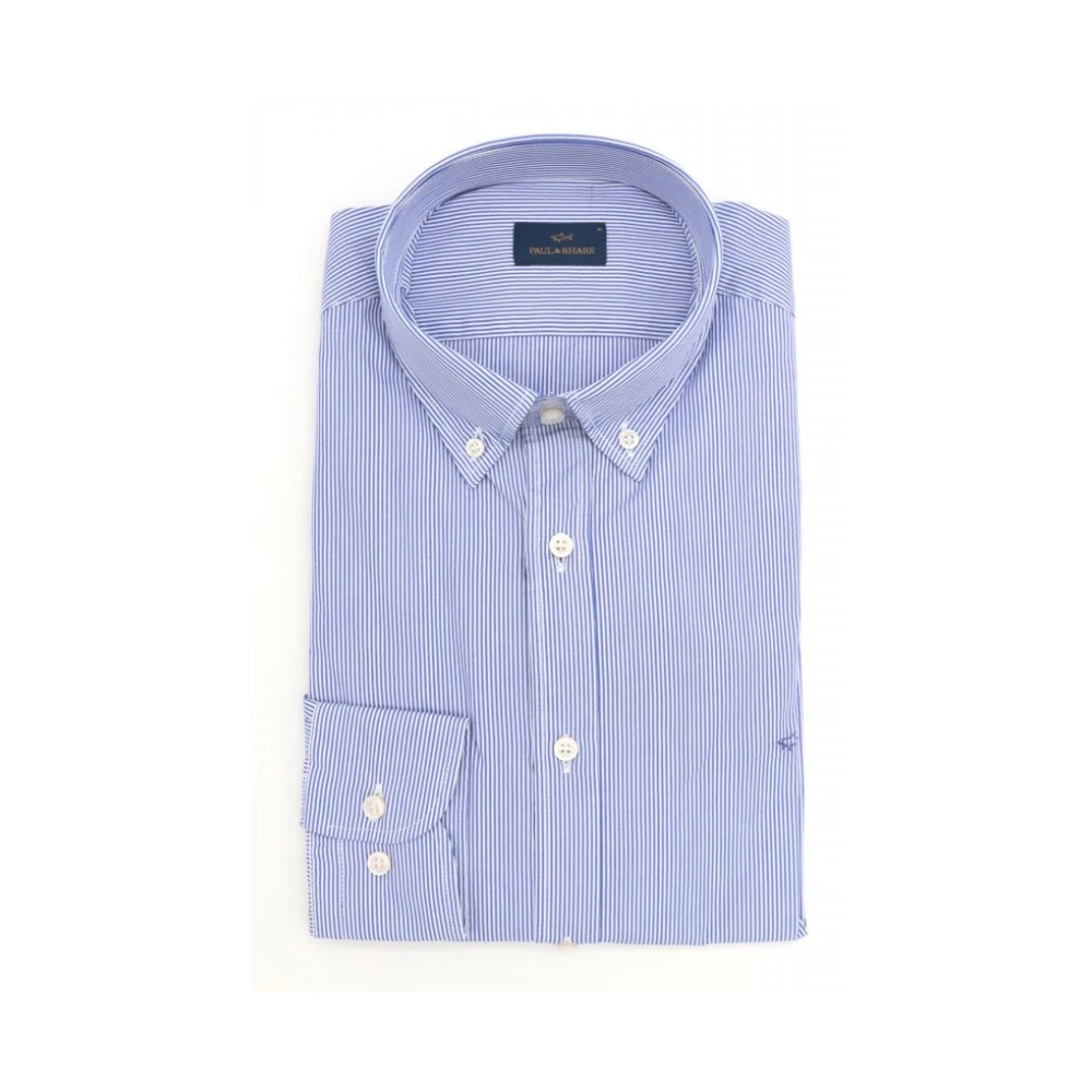 Paul & Shark Blue Paulshark - Shirts > Formal Shirts - Male - Formal Shirts - M - Shirts