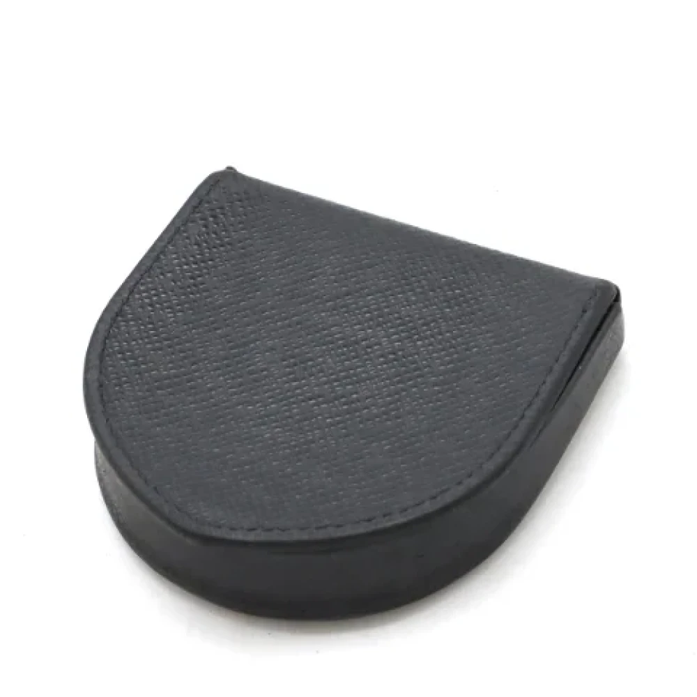 Louis Vuitton Vintage Pre-owned Leather wallets Black Heren