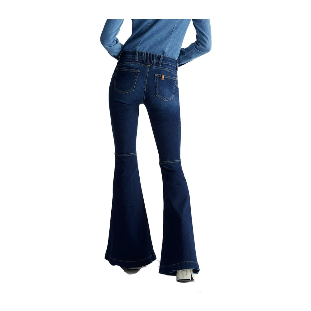 Liu Jo Denimblauwe Flare Jeans voor Dames Blue Dames