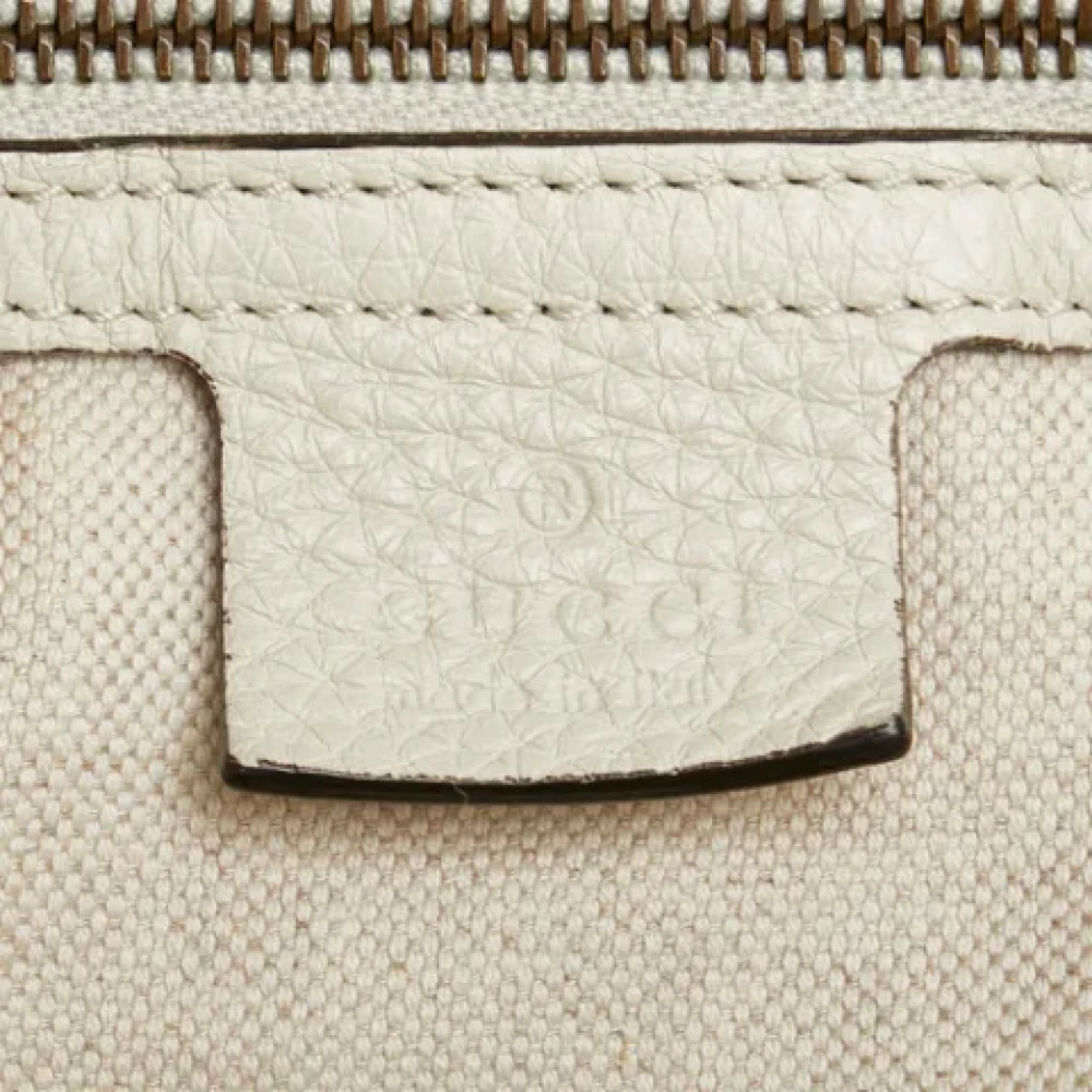 Gucci Vintage Pre-owned Leather gucci-bags White Dames