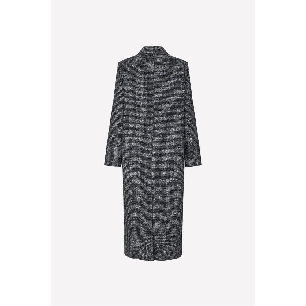 Envii Geruite Kate Jas Elegante Jas Gray Dames