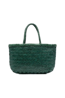green-leather-woven-tote-bag