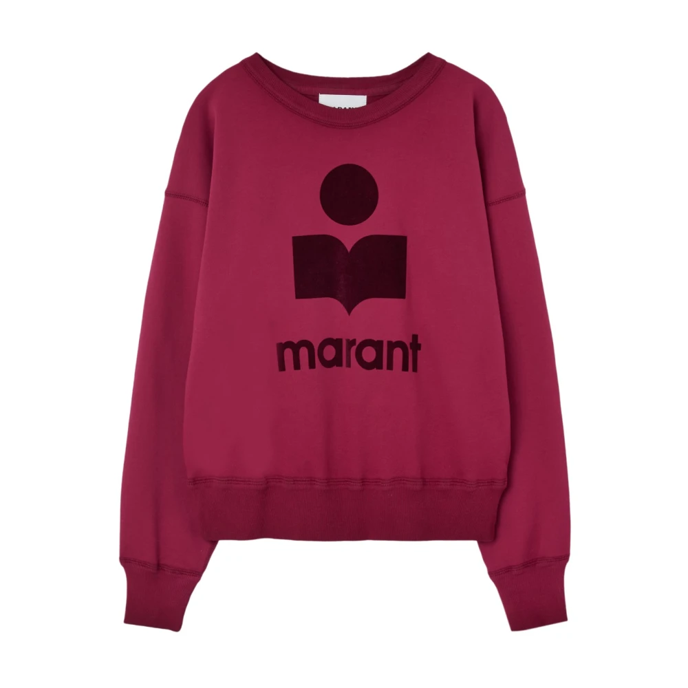 Isabel marant Bordeaux Logo Sweaters Pink Dames