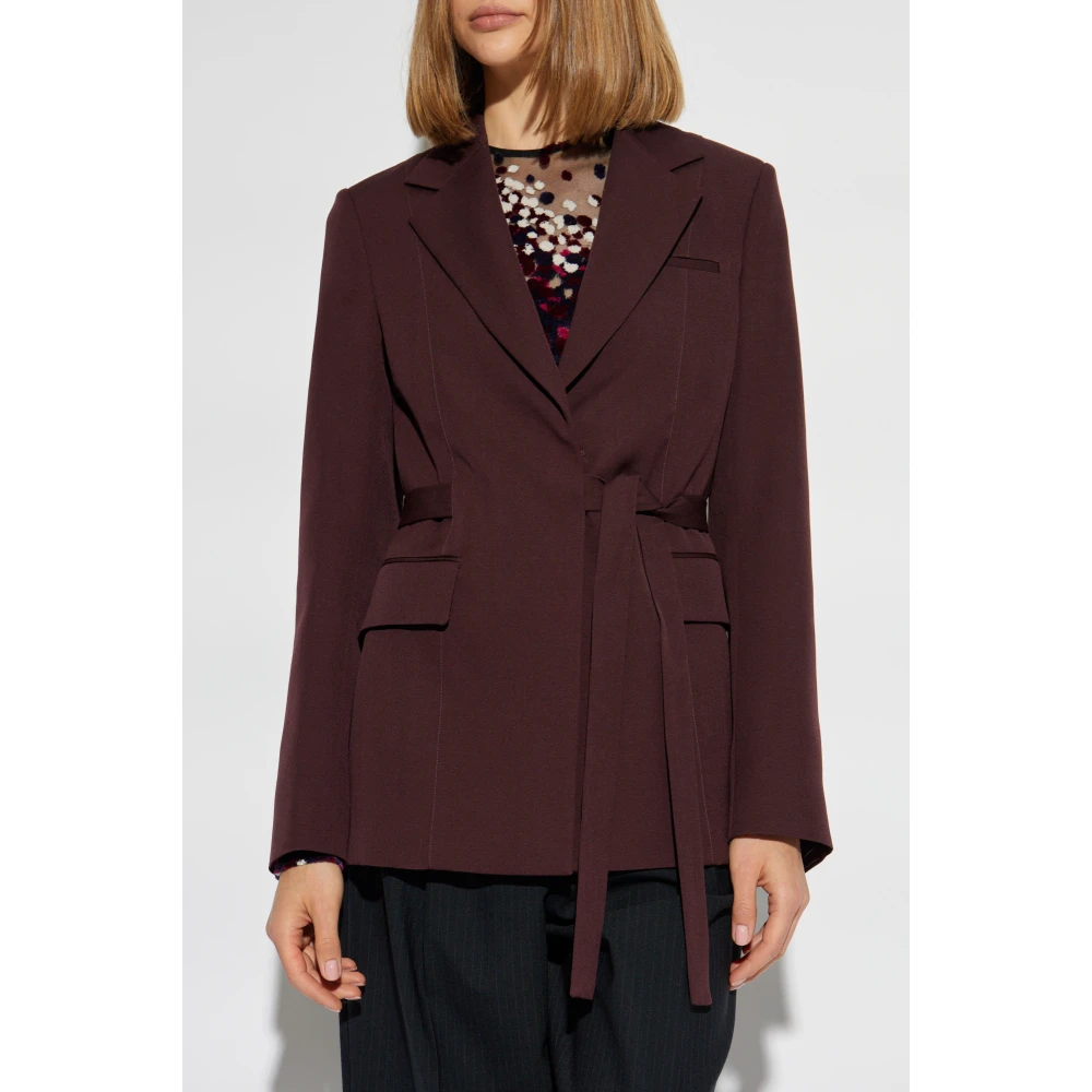 Lanvin Wollen jas Purple Dames