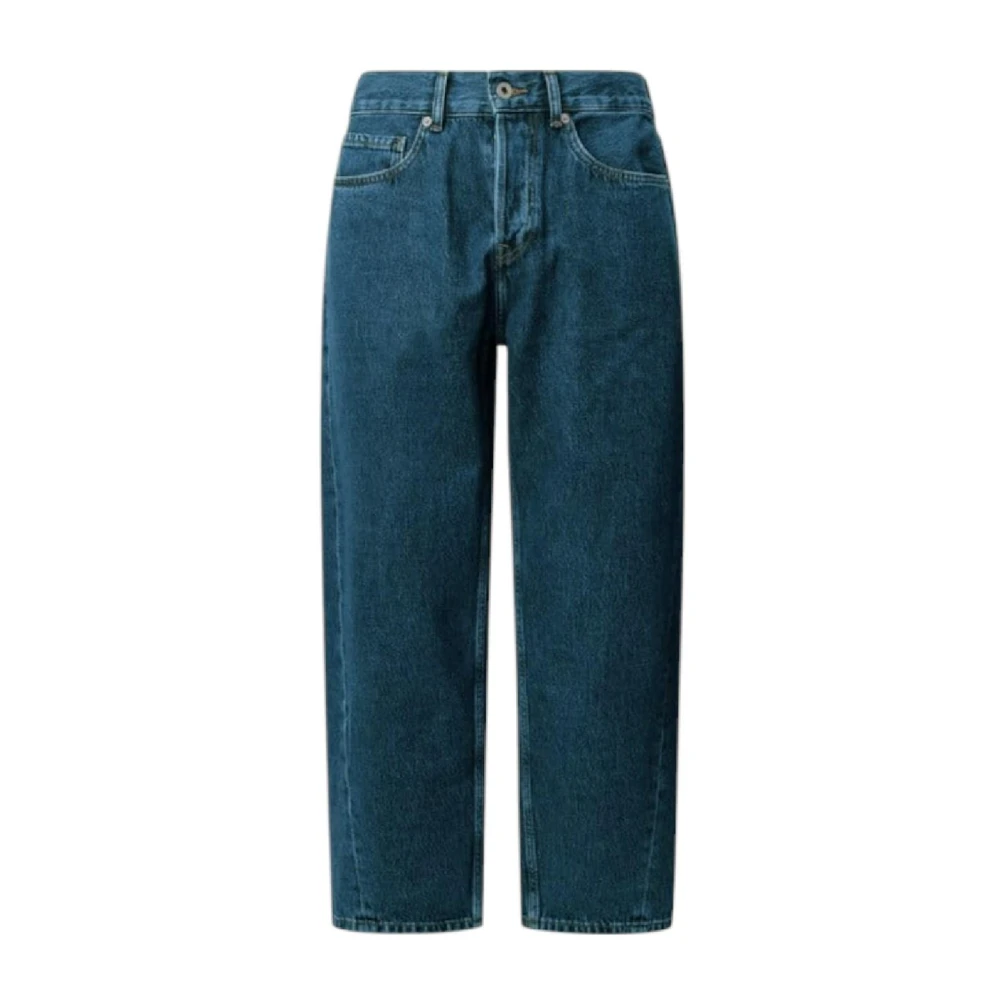 Pepe Jeans Men's Blue Relaxed Wide Leg Jeans - Straight Fit Jeans - W32 L28 - Jeans