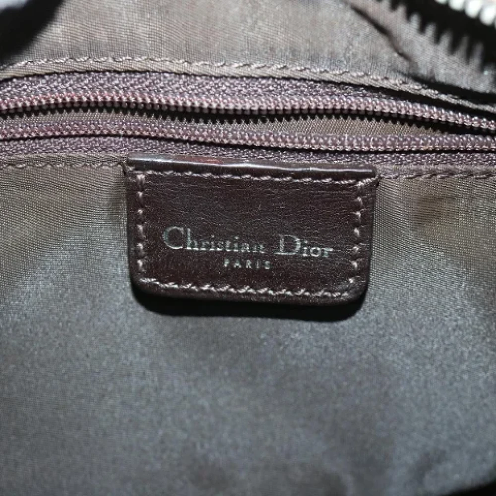 Dior Vintage Pre-owned Canvas dior-bags Brown Dames