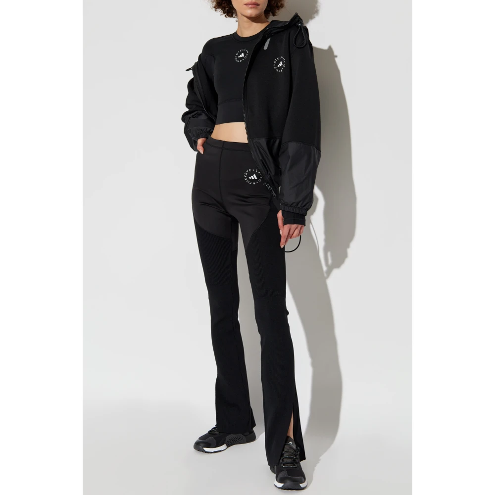adidas by stella mccartney Sportbeha met logo Black Dames