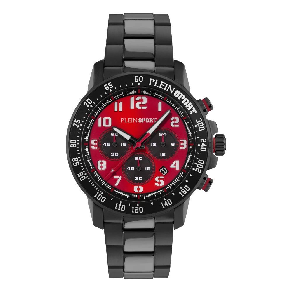 Plein Sport- Chronorace Watch- Sport - Mężczyzna- Czarny- ONE SIZE-