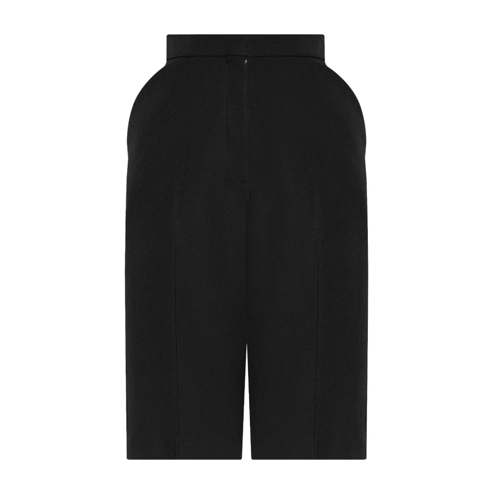 Givenchy Zwarte wollen high-waisted shorts Black Dames